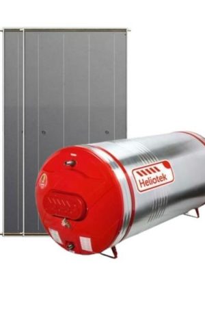 Kit Reservatório Térmico Solar/ Bosch Heliotek Baixa Pressão Inox 444 + 2 Coletores Solares mc 1500