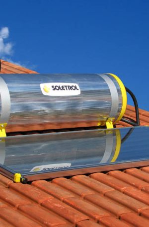 Aquecedor Solar Compacto 200 Litros Baixa Pressão Placa Solar ( 1,60 m² / 2,00 m² )