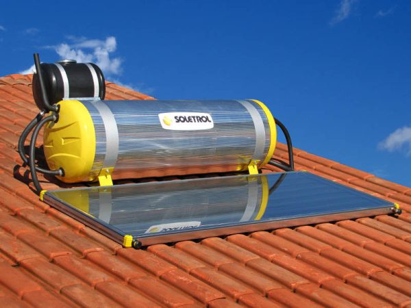 Aquecedor Solar Compacto 200 Litros Baixa Pressão Placa Solar ( 1,60 m² / 2,00 m² )