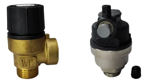 Kit Válvulas Segurança Para Boiler Alta Pressão Emmeti 1/2