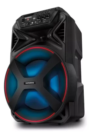 Caixa De Som Amplificada Bluetooth 250w Cm250 Cor Preto Mondial