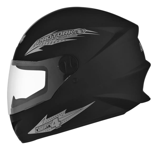 Capacete New Liberty Four 60 Preto Fosco Pro Tork - Imagem 2