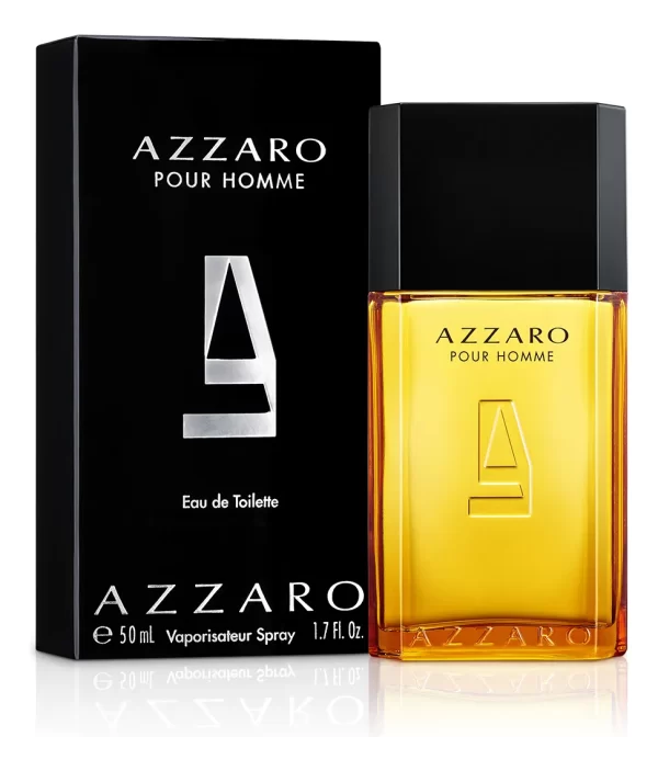 Perfume Masculino Eau de Toilette Clássico Fresco Amadeirado, Fragrância com Notas de Bergamota, Patchouli Couro e Almíscar Azzaro Pour Homme, Frasco com 100ml - Imagem 2