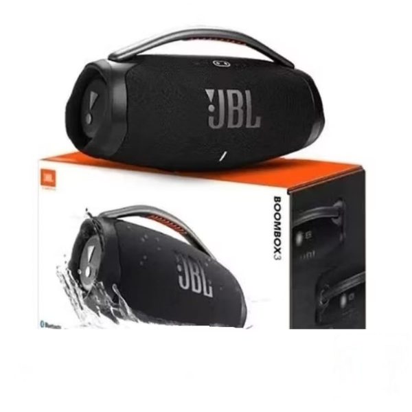 Caixa de som BOMBOX 3 GRANDE J.B.L-  35 CM GIGANTE portatil 80w radio fm e bluetooth.