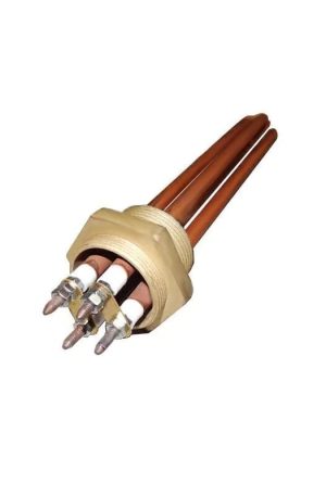 Resistência Elétrica Cobre 2500W Bipolar 1. 1/4 Para Aquecedor Boiler