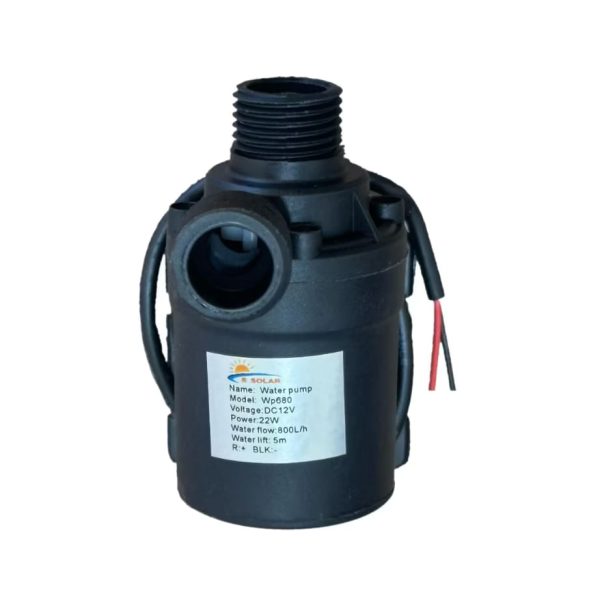 Mini Bomba D'agua 12 Volts 800 Litros/h Coluna 5m 19w por