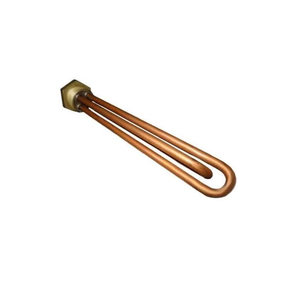 Resistência Elétrica Cobre 2500W Bipolar 1. 1/4 Para Aquecedor Boiler - Imagem 2