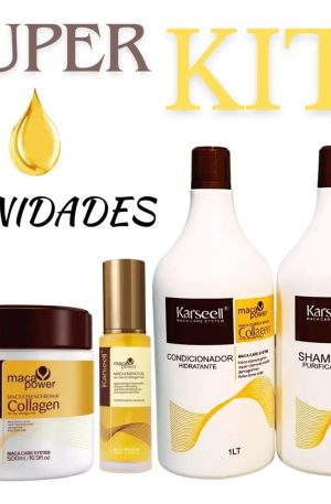 Karseell Kit Luxo Sham 1l+condi 1l + Óleo E Mascara Original
