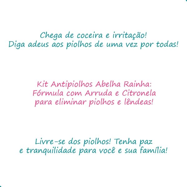 Shampoo Condicionador Spray Antipiolhos Arruda Lavanda - Imagem 4