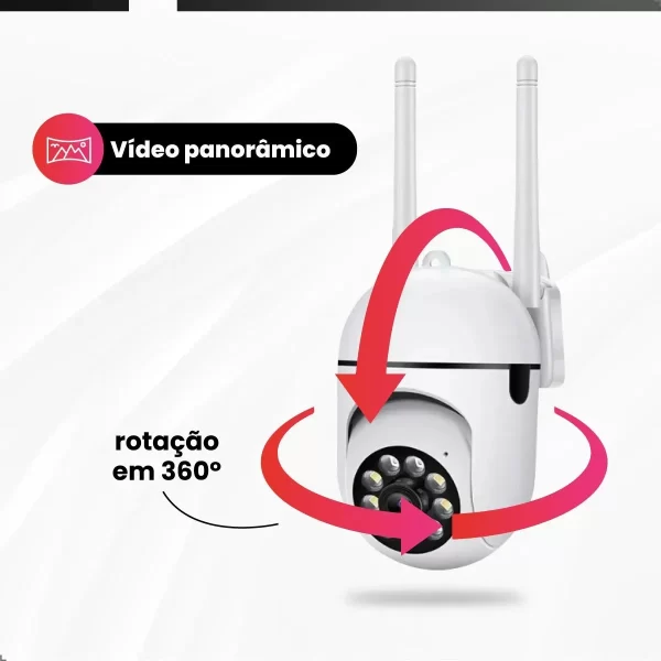 Câmera De Segurança Wi-fi Ip Prova D'água Infravermelho Hd Icsee Interna Externa 4.7 Avaliação 4.7 de 5. 273 opiniões. (273) - Imagem 3